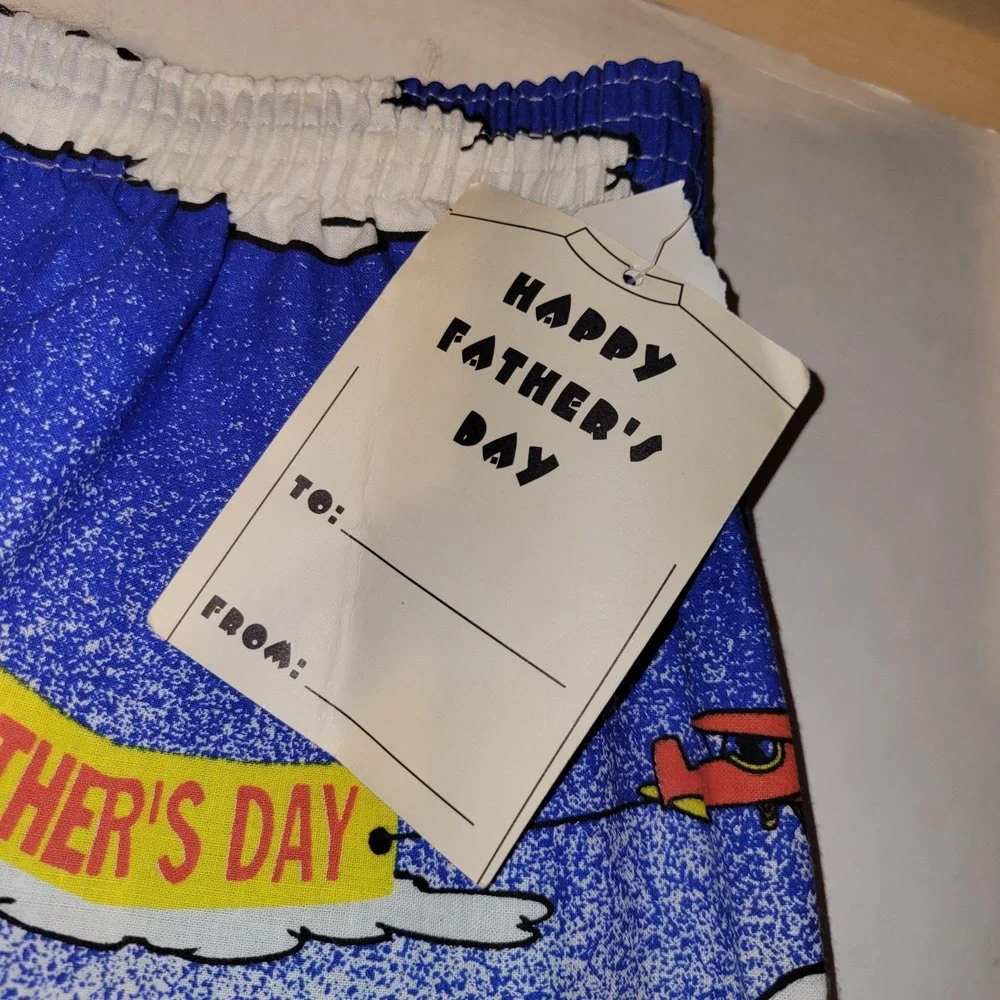 Vintage NOS Quitman‎ USA Fathers Day Best Dad Boxers Size XL Made In USA